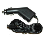 ProAct 12V DC vehicle power adapter to 5V DC mini USB for Creative PC-900B monitor, shown connected for in-vehicle use.