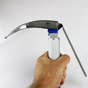 Metal Max+ Combi laryngoscope blade with pediatric handle Lever Tip 3 from ProAct, shown in a pack of ten.