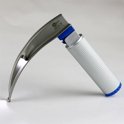 ProAct Metal Max+ Combi MAC 3S laryngoscope blade with stubby handle, pack of 10, stainless steel medical instrument for airway management