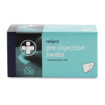 Reliject Pre-Injection Wipe Box of 100