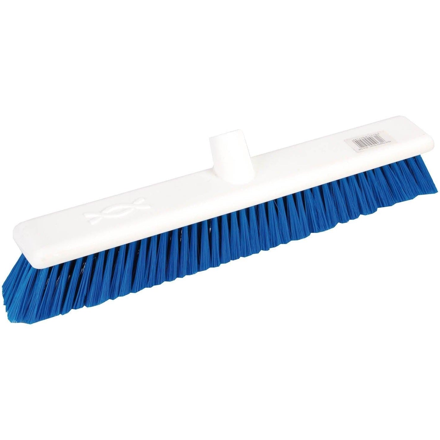 Robert Scott 12-inch washable broom with soft bristles for gentle sweeping and easy cleaning.