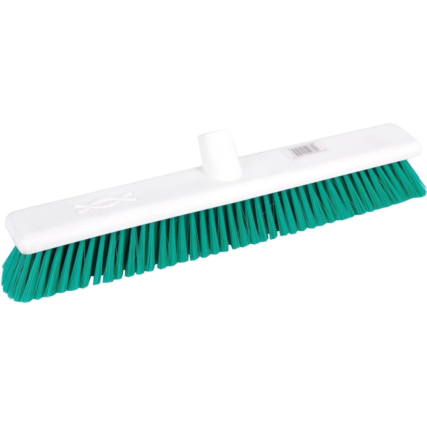Robert Scott 12-inch washable broom with soft bristles for gentle sweeping and easy cleaning.