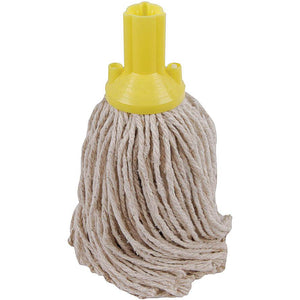 Robert Scott 150GM PY Exel Socket Mops, pack of 10, showing soft, absorbent mop heads with socket fittings for cleaning.