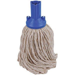 Pack of 10 Robert Scott 250g PY Exel socket mop refills with disposable cleaning heads for efficient floor cleaning.