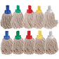 Set of 10 Robert Scott 250g PY Exel Socket Mops with replaceable heads, perfect for cleaning and maintenance tasks.