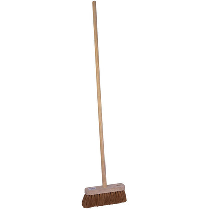 Robert Scott 10-inch broom with soft bristles and 120cm handle, ideal for gentle sweeping and cleaning surfaces.