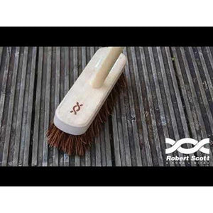 Robert Scott 10-inch broom with stiff bristles and 120cm handle for effective sweeping and cleaning.