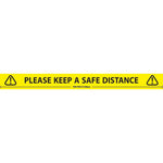 Keep a Safe Distance 66m Roll - Single