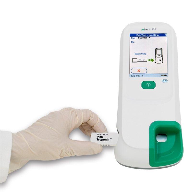 Roche Cardiac Blood Test Device Kit Cobas H 232 (Scanner NOT Included)