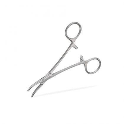 Rocialle curved artery forceps, Spencer Wells style, 12.5cm (5 inches) surgical instrument with ergonomic design for precise gripping.