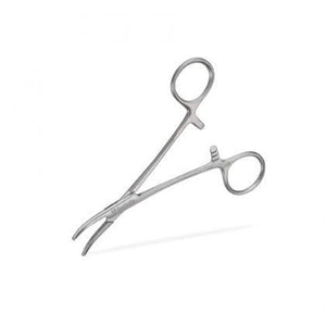Rocialle curved artery forceps, Spencer Wells style, 12.5cm (5 inches) surgical instrument with ergonomic design for precise gripping.
