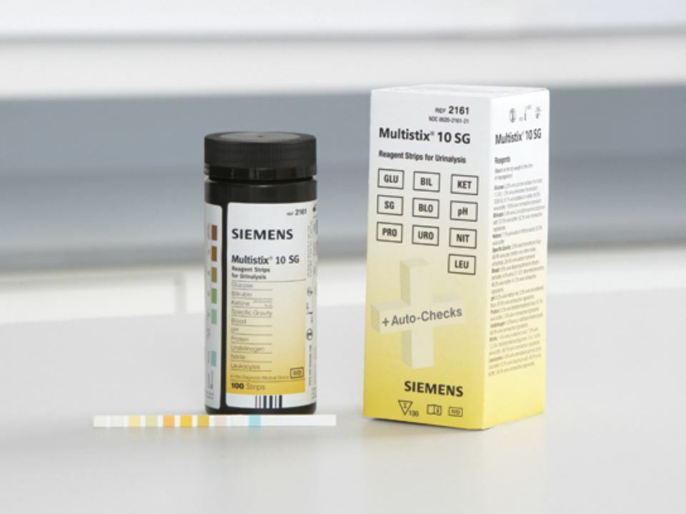 Siemens Multistix 10SG Urinalysis Strips x 100 Siemens