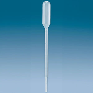 Set of 42 Sarstedt 1ml transfer pipettes with 0.25ml graduations, ideal for laboratory liquid measurement and transfer.