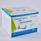 Box of 50 Schuco DermaBlade scalpels with sterile packaging, ideal for precise dermatological procedures.