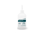 Schuelke Chlorclear 2% aqueous solution bottle with label, clear liquid inside, used for medical or laboratory purposes
