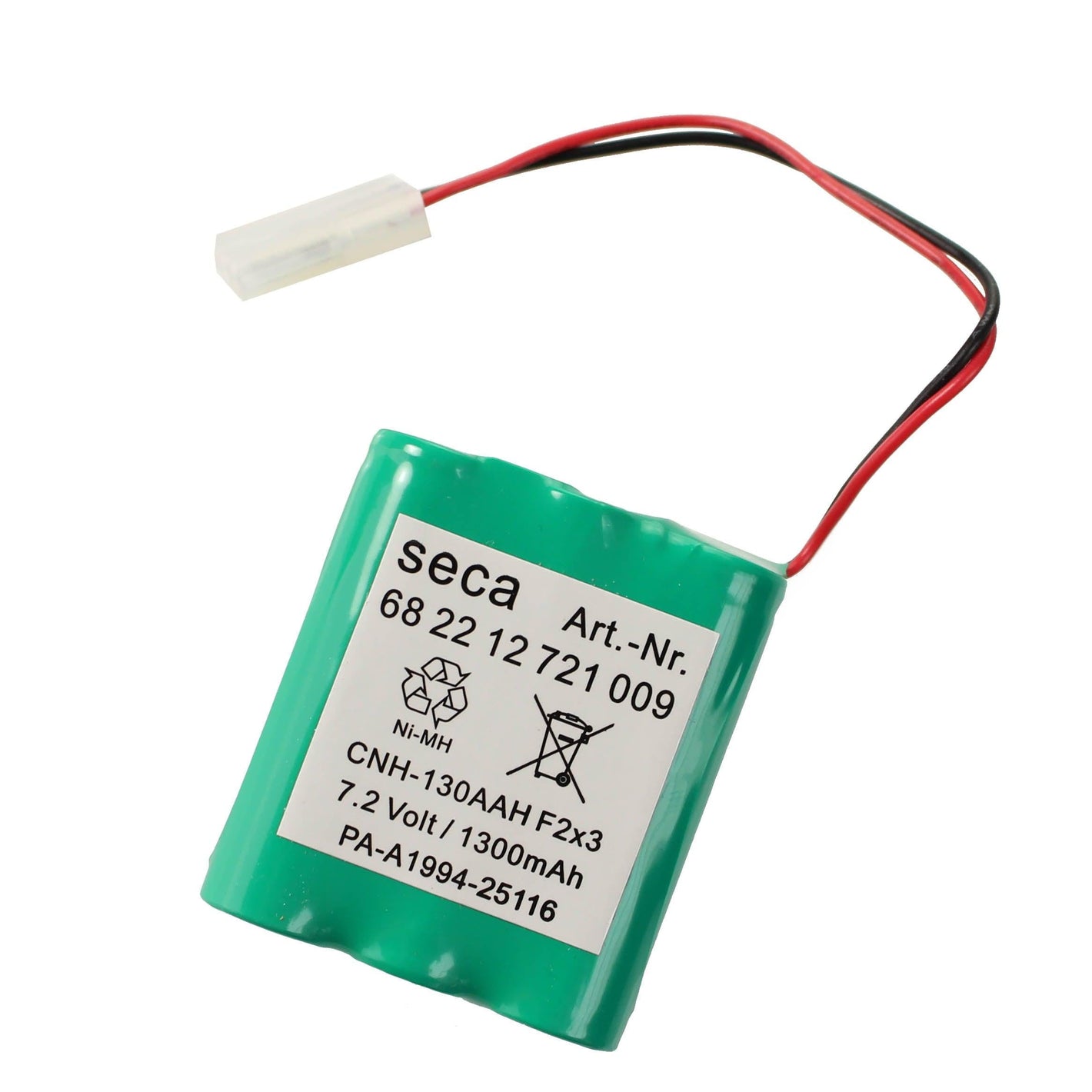 SECA chair scale battery pack showing a compact, rechargeable power source for medical weighing equipment.