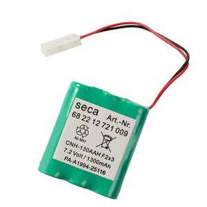 SECA chair scale battery pack showing a compact, rechargeable power source for medical weighing equipment.