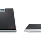 Black Seca 803 Clara digital personal scale with sleek design, non-medical use, featuring a clear display and modern look.
