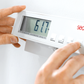 SECA 869 flat scales with cable remote display, non-medical digital weighing scale for accurate weight measurement.