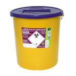 Sharpsguard Cyto 24L Cytotoxic Sharps Container – Purple Lid