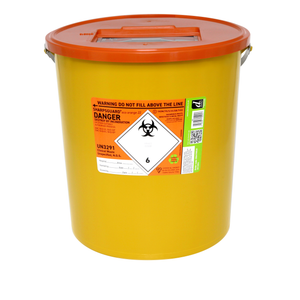 Sharpsguard Orange 24L Sharps Container – Wide Aperture Clinical Waste Bin