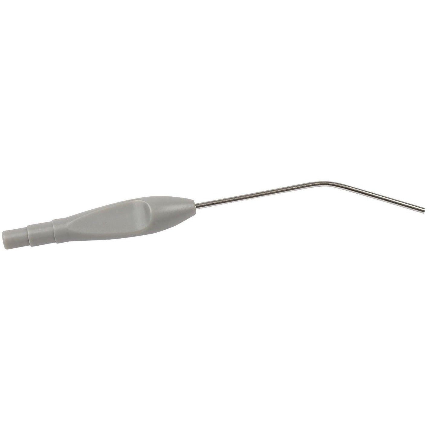 Set of 50 Sheffmed 30DEG Zoellner suction tubes, sterile medical-grade plastic tubes for suction procedures, displayed in a pack.