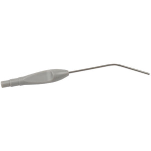Set of 50 Sheffmed 30DEG Zoellner suction tubes, sterile medical-grade plastic tubes for suction procedures, displayed in a pack.