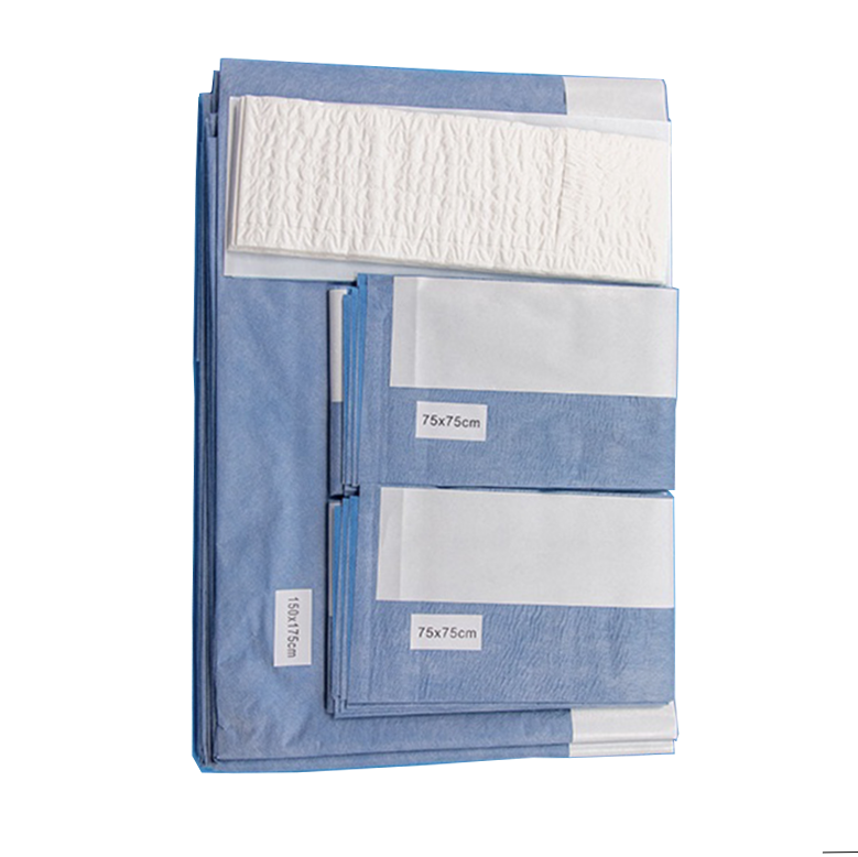 Shermond 365 Standard Universal Surgical Drape Set with 14 sterile drapes, featuring breathable, fluid-resistant fabric for medical procedures.