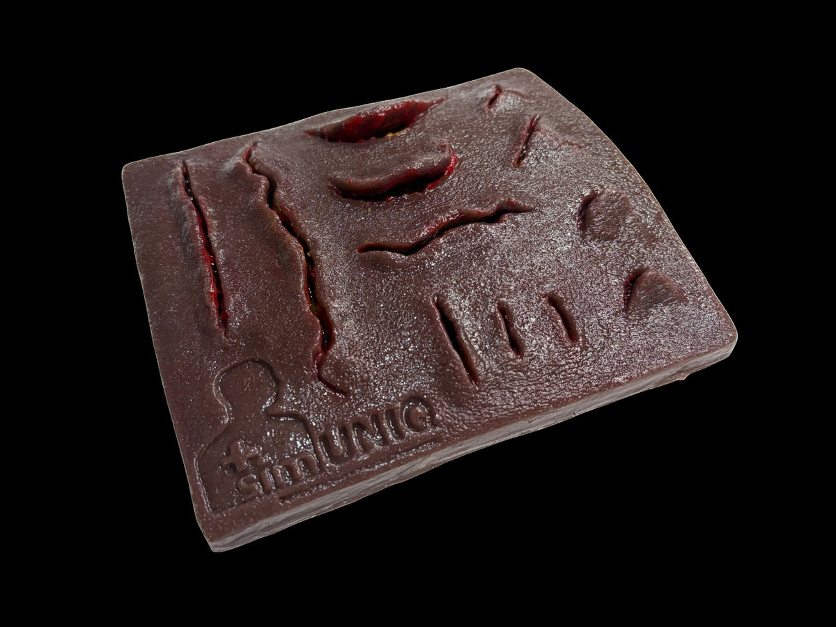 SimUniq Suture-IQ Suture Practice Pad – 12 Wound Skin Closure Trainer