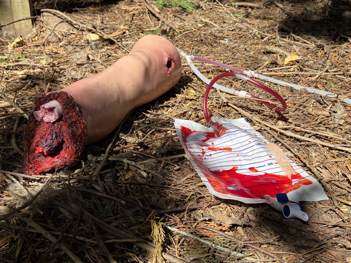 SimUniq Tourn-IQ Tourniquet & Wound Packing Trainer – Traumatic Amputation Limb