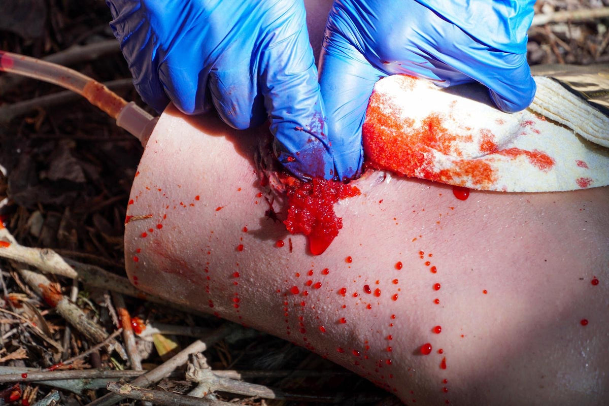 SimUniq Tourn-IQ Tourniquet & Wound Packing Trainer – Traumatic Amputation Limb
