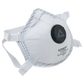 Skytec EMR103 FFP3V cup-shaped disposable respirator mask, shown in box of 10, designed for respiratory protection.