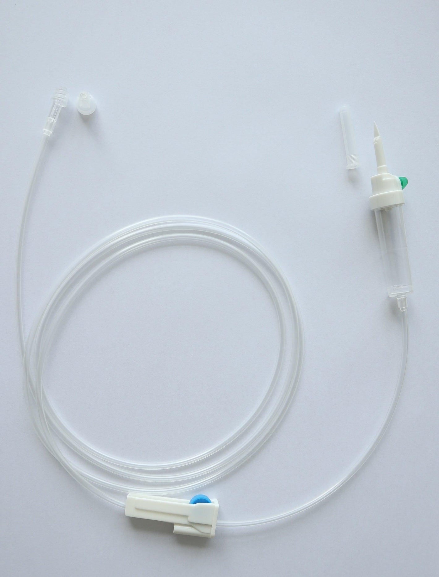 Smiths Medical gravity set with 150cm PVC street tube, hydrophobic air filter, 15µm DCF, Spike M Fix Luer, box of 100