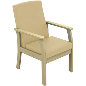 Sunflower Atlas Low-Back Patient Chair with Arms - Vinyl Upholstery