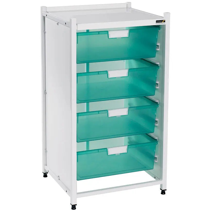 Sunflower Vista Low Level Drawer Unit - 4 Double Trays
