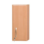 Beech 30cm wall cabinet by Sunflower showing closed doors and sleek design for kitchen or bathroom storage.