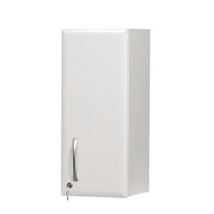 White 30cm high gloss wall cabinet by Sunflower, sleek modern storage unit with smooth finish and clean lines.
