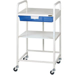 VISTA 10 Economy Trolley - 1 Blue Tray & 1 Shelf