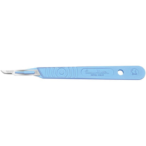 Sterile Disposable Scalpel No.15 Blade with Polystyrene Handle x 10