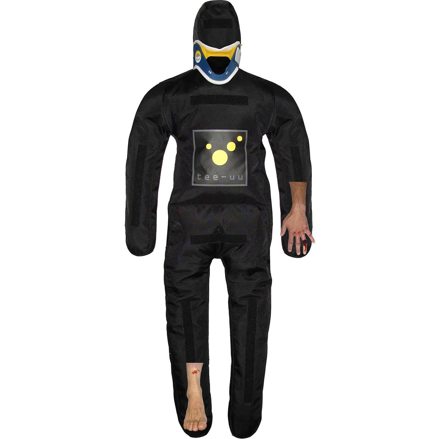TEE-UU Crash & Carry Training Dummy with a durable fabric exterior and realistic body features for safety training exercises.