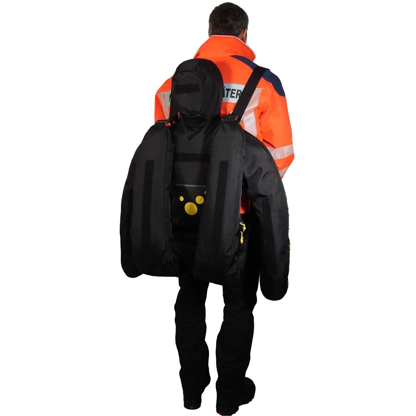 Tee-Uu Crash & Carry training dummy with realistic human features, designed for martial arts and self-defense practice.
