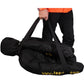 Crash & Carry training dummy by TEE-UU, shown in a realistic human form for martial arts practice and combat training.