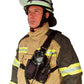 Adjustable TEE-UU CHEST Radio Harness with modular chest rig and chest armor for tactical communication and protection.