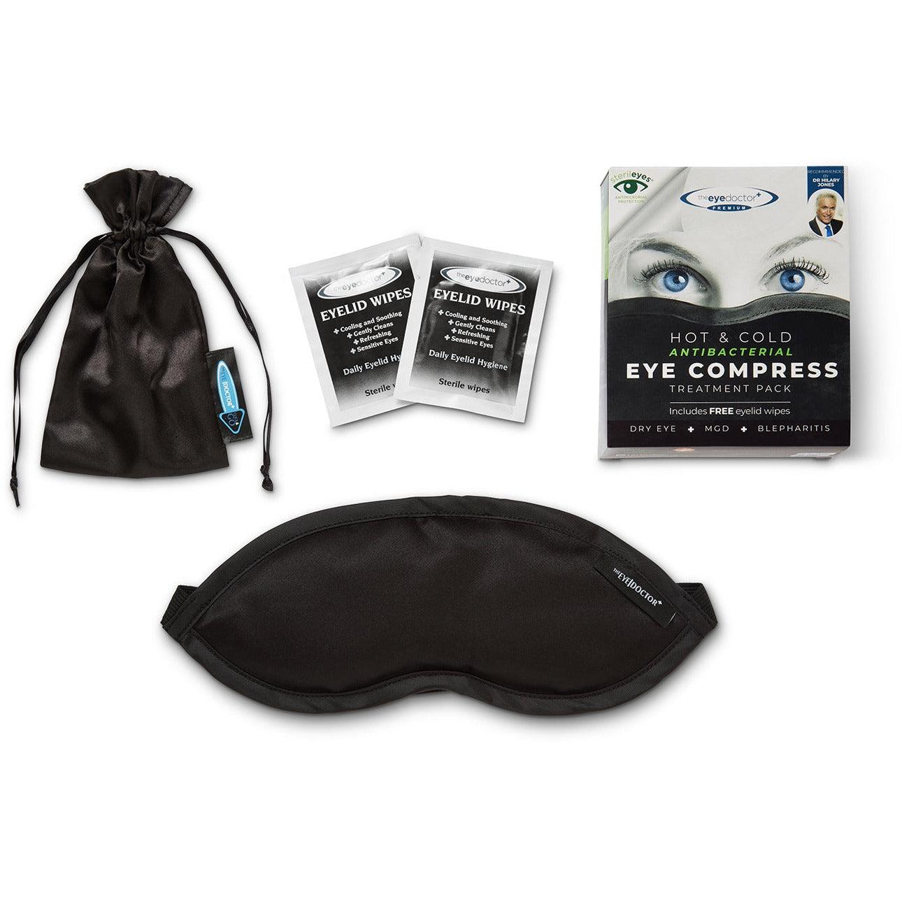 The Eye Doctor Essential Dry Eye compress hot and cold.