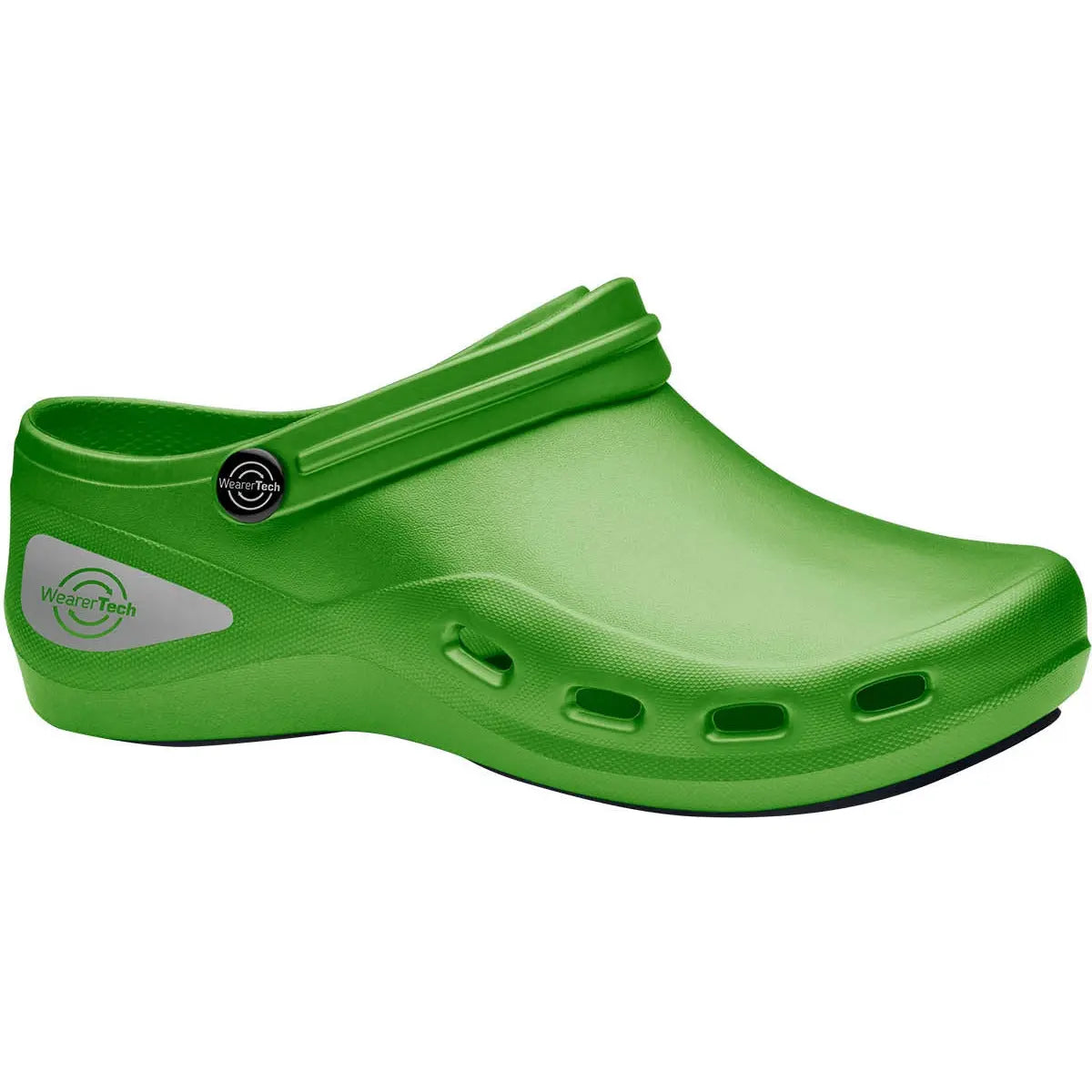 Toffeln WearerTech Invigorate washable clog showing a comfortable, ergonomic design with a slip-resistant sole for healthcare professionals.