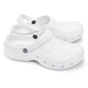 Unisex lightweight nursing shoes by Toffeln, Ezi-Klog clog with slip-on design and cushioned sole for healthcare professionals.