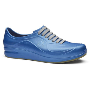 Blue Toffeln WearerTech Energise washable trainer shoe in size 11, with breathable fabric and cushioned sole.