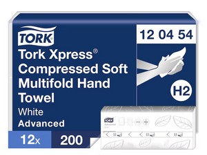 Tork Xpress Compressed soft Multifold Hand Towel White H2 (12x200)