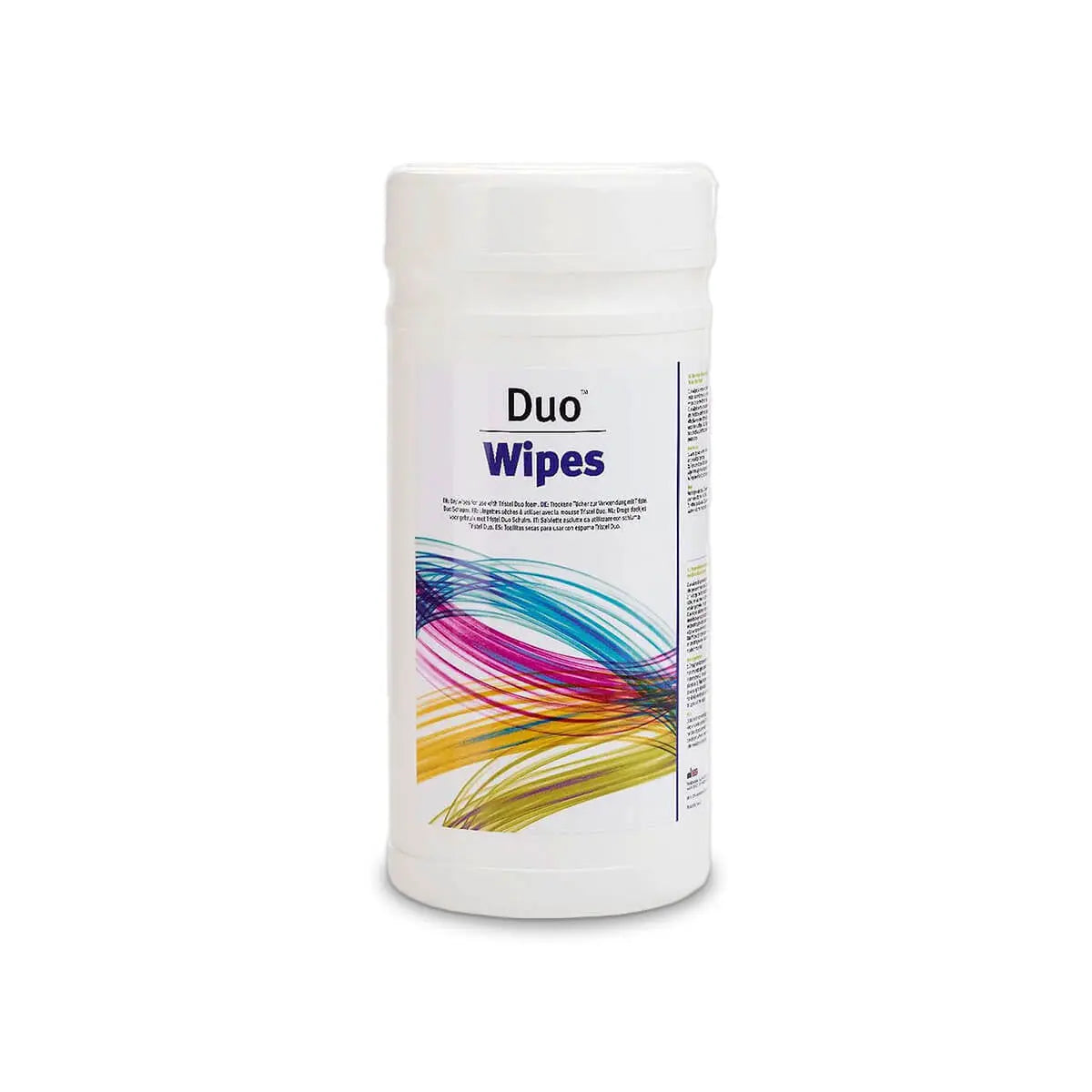 Box of six Tristel Dry Duo Wipes, 200 wipes each, with packaging showing the product name and wipe packaging design.