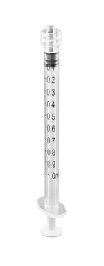 Unifine Luer Lock Syringes 1ml Central Tip - Box of 100